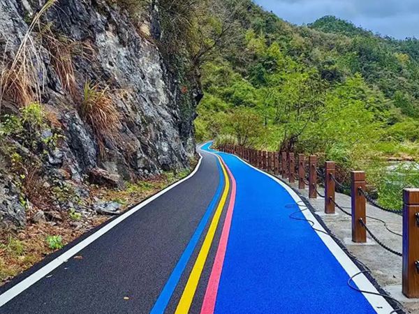 仙居彩色沥青道路