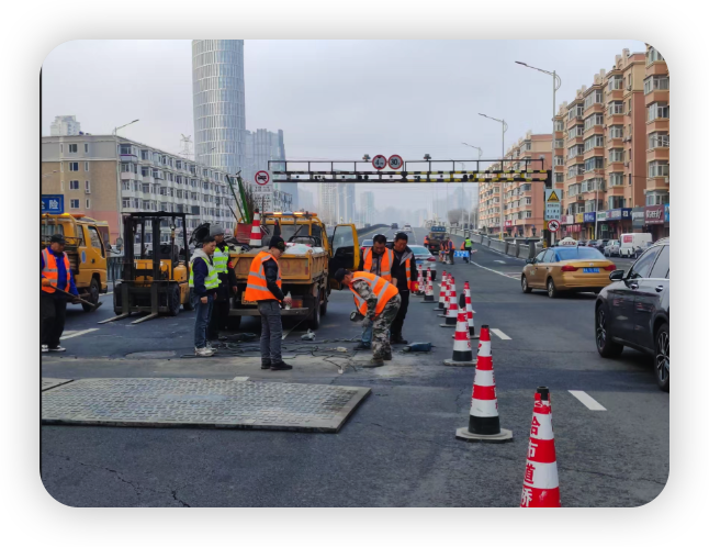 仙居道路维修施工队:城市建设的守护者